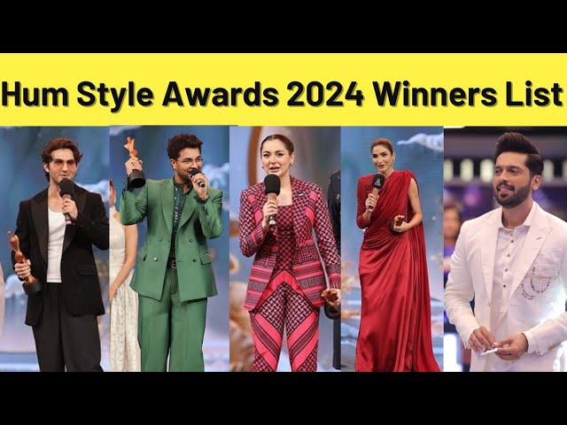 Hum Style Awards 2024 Winners List 