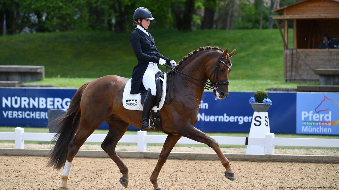 Germany: Olympic champion Werth rides Müller's horse